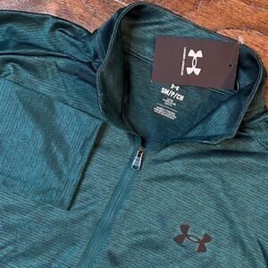 Under Armour UA Tech Vent 1/2 Zip Long Sleeve Pullover Men’s Small Green NEW $50
